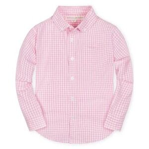 Hope & Henry Pink White Gingham Button Up Shirt Long Sleeve Toddler Size 18-24m